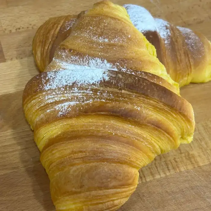 Croissants artesanais da A Padaria da Tina na Amadora